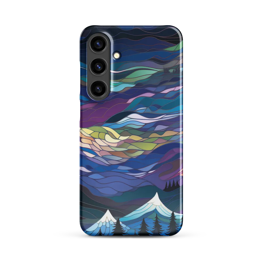 Twilight Peaks: An Abstract Mountain Landscape