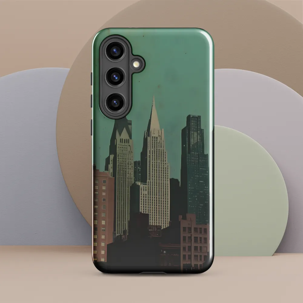 Urban Nostalgia: A Retro Cityscape