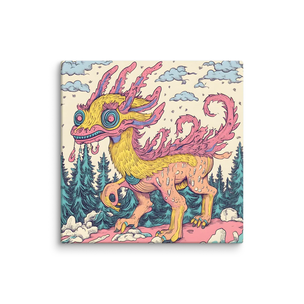 The Whimsical Beast | Canvas | 28″×28″