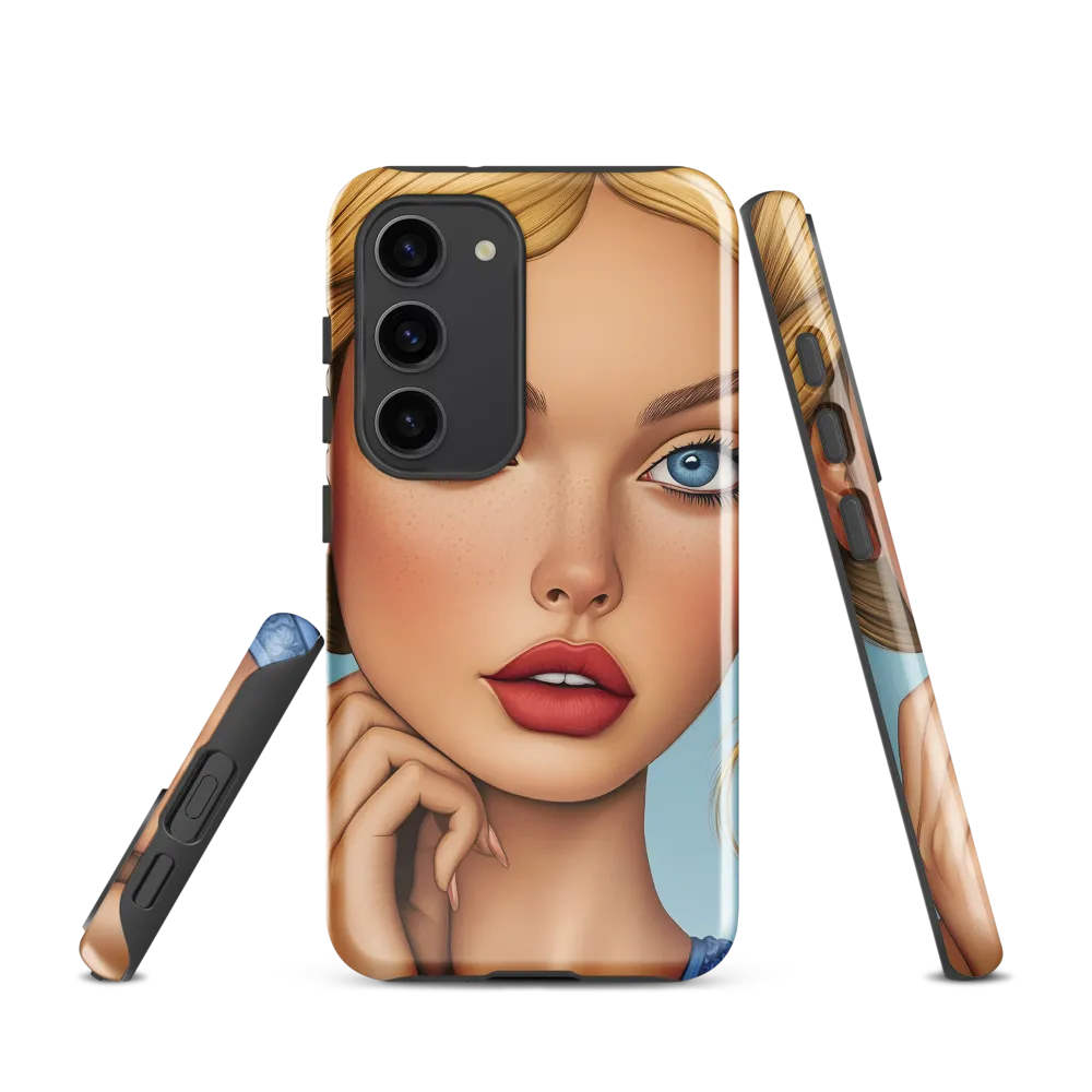 Serenity in Blue | Phone Case |  S23 | Tough Case | Glossy