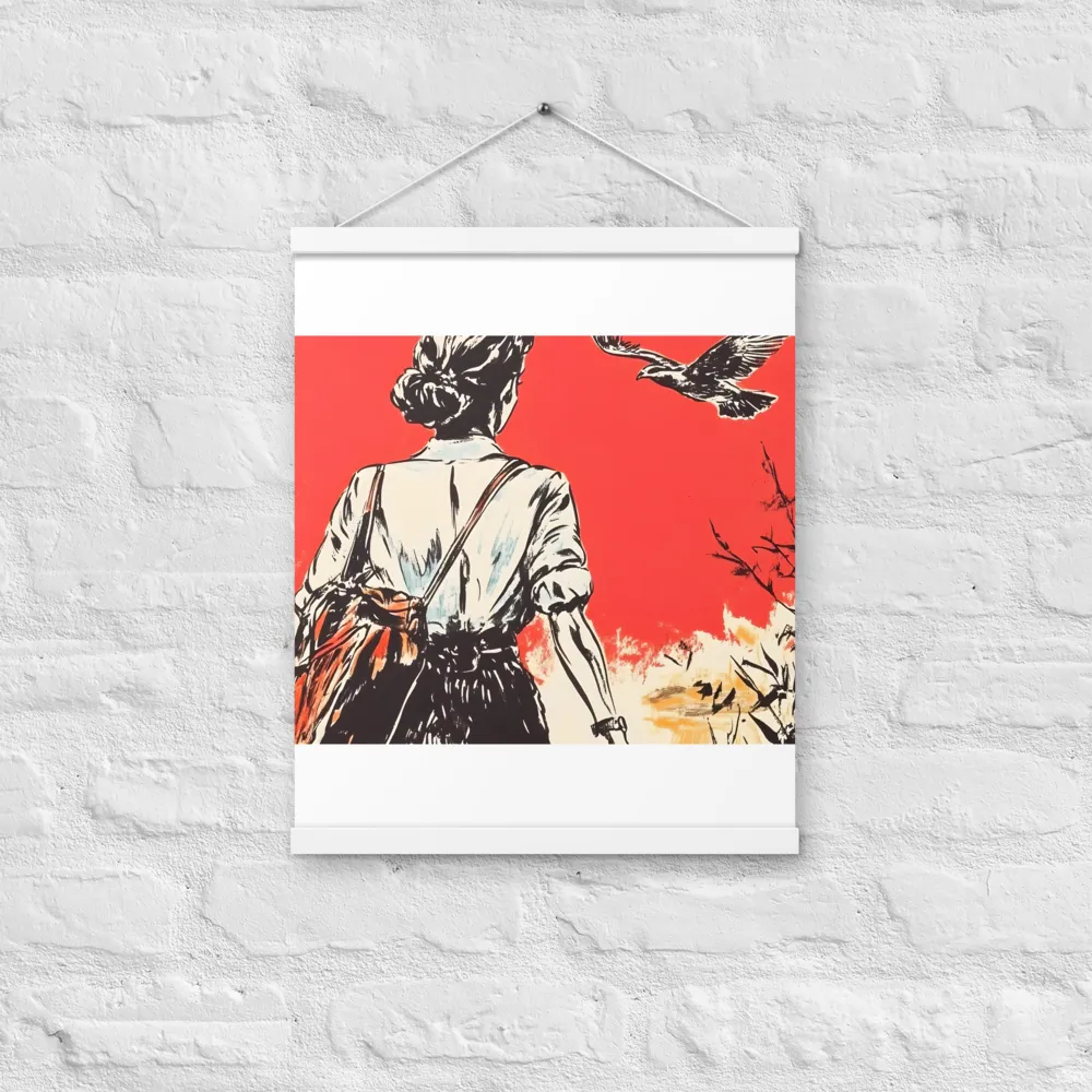 Journey Beyond the Horizon | Poster With White Wood Hanger | 16″×20″