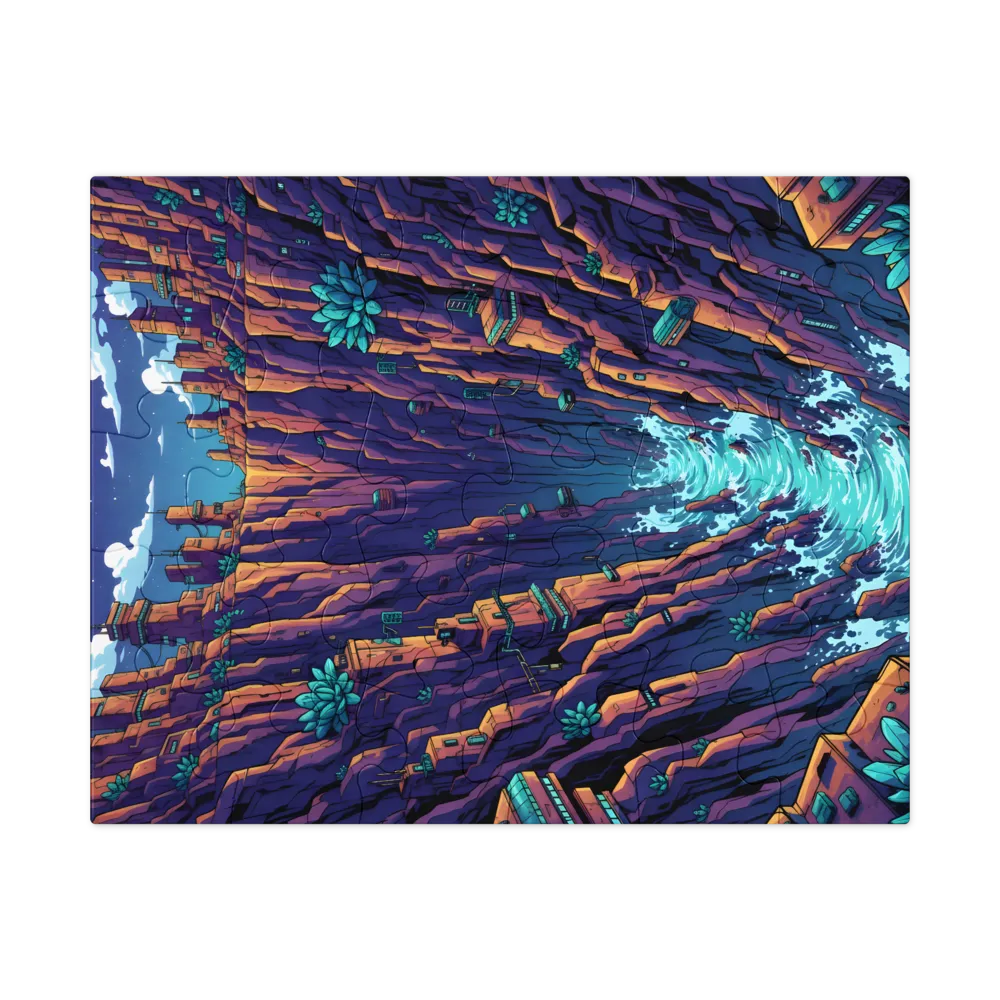 Rift City 
 Jigsaw Puzzle in Tin Box