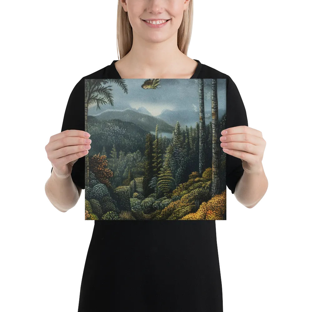 Whispers of the Enchanted Forest | Canvas | 12″×12″