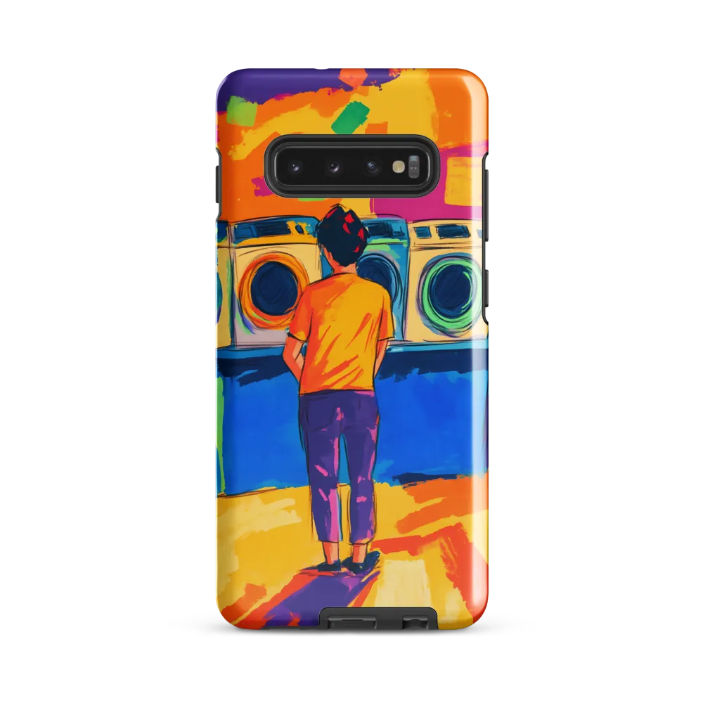 Laundry Day: A Vivid Contemplation | Phone Case |  S10 Plus | Tough Case | Glossy