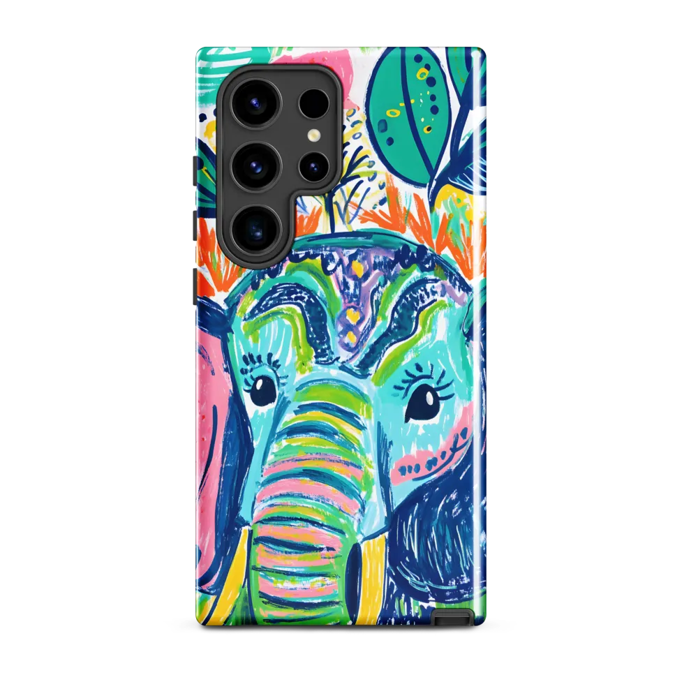 Whimsical Elephant Portrait