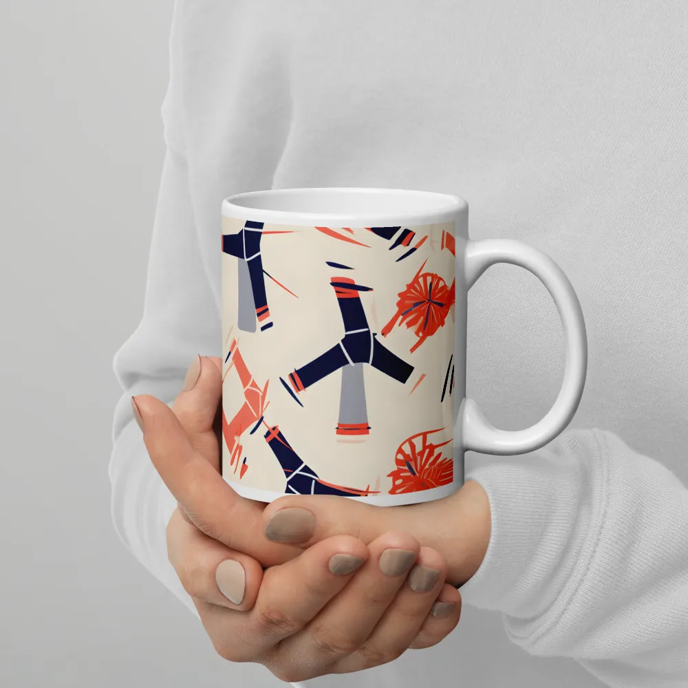 Whimsical Patterns of Nature and Femininity | Mugs | Multiple Sizes & Colors