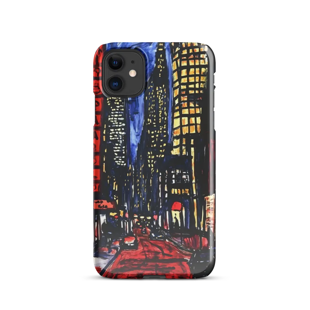Midnight Avenue in Red and Blue