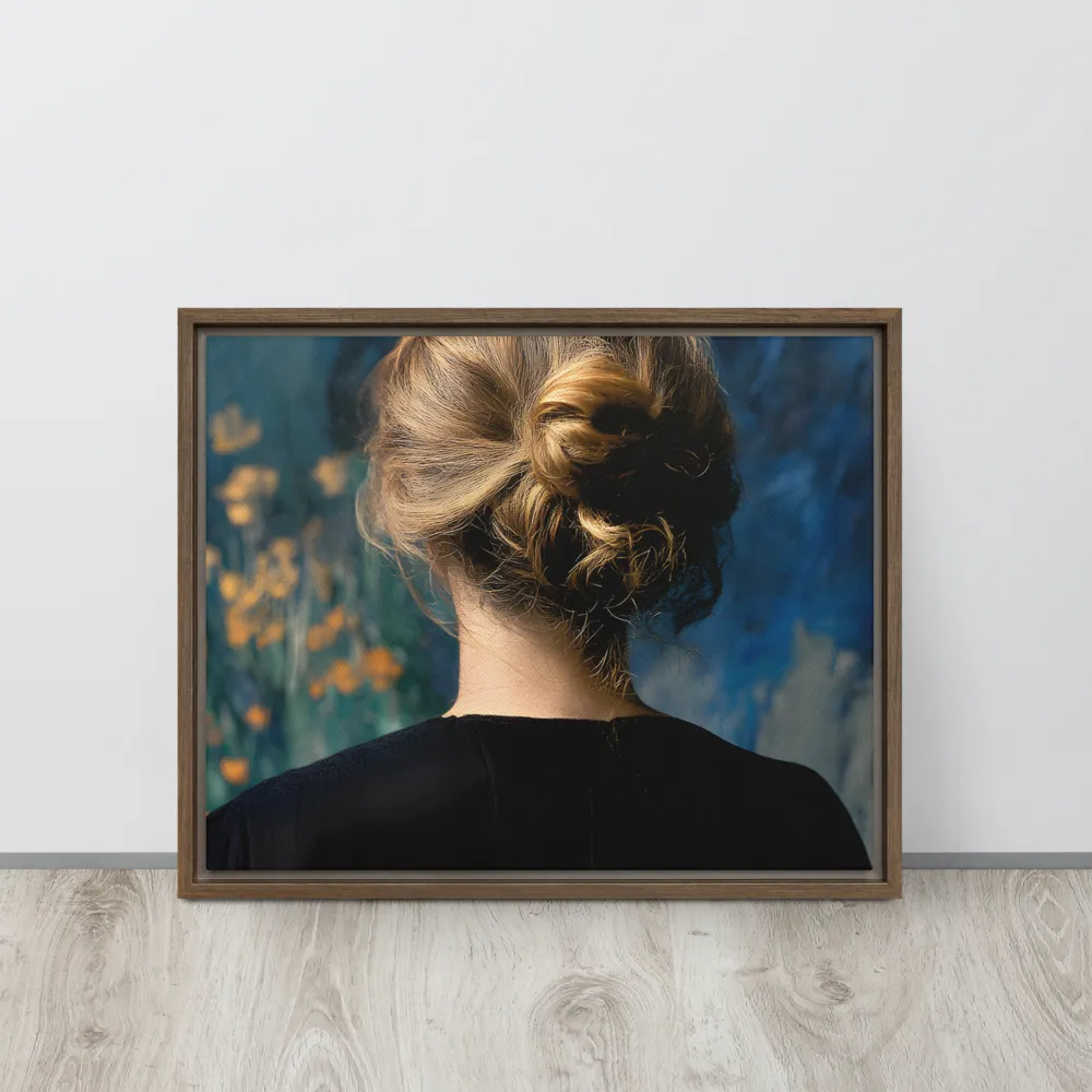 Whispers of Tranquility | Canvas with Brown Frame | 16″×20″
