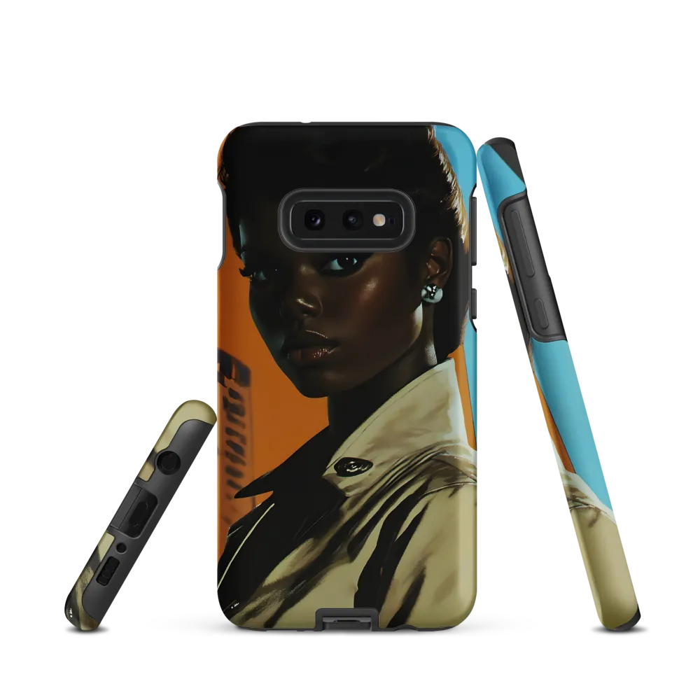 Urban Elegance: A Portrait of Confidence | Phone Case |  S10e | Tough Case | Matte