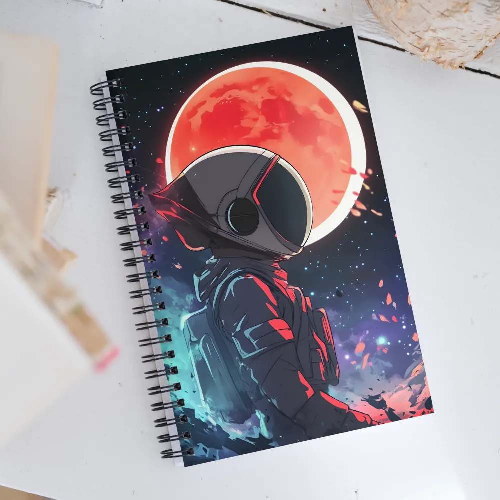 Celestial Voyage: The Dream of an Astronaut | Spiral Notebook