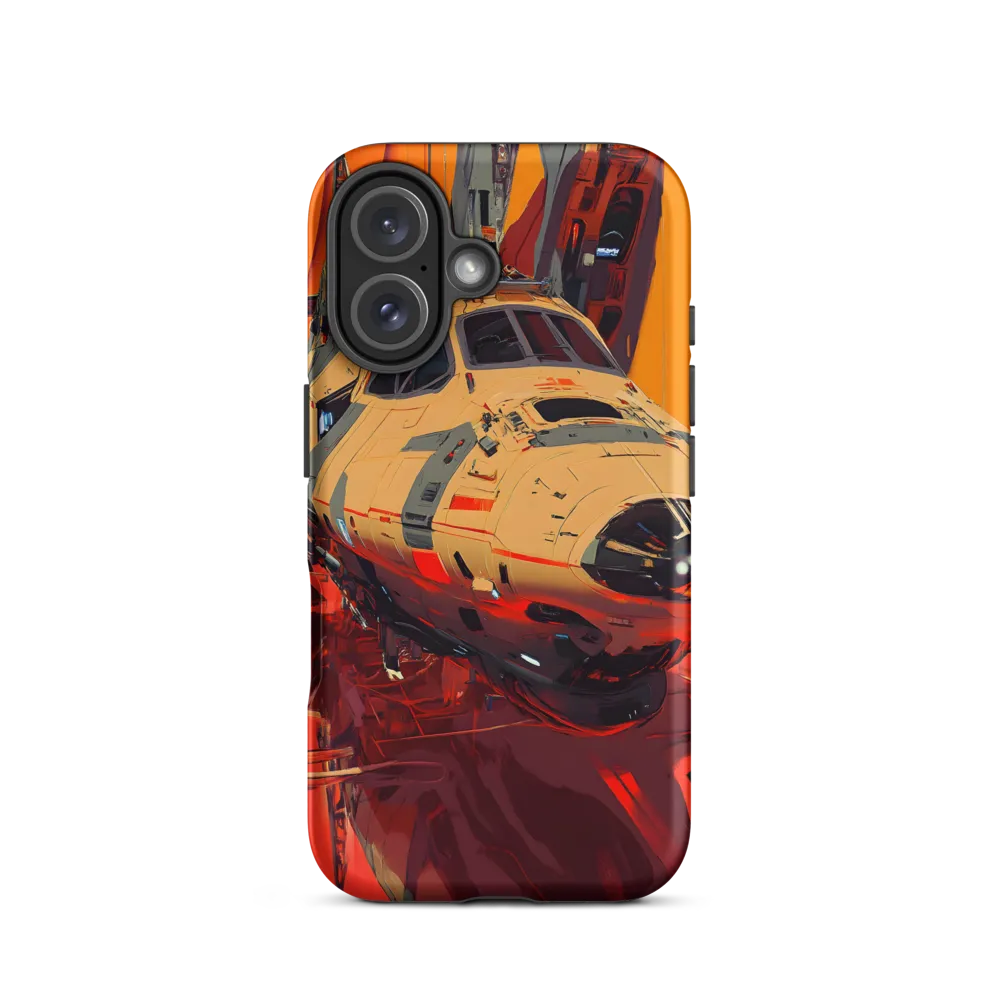 Futuristic Vessel: A Glimpse into Tomorrow | Phone Case |  16 | Tough Case | Matte