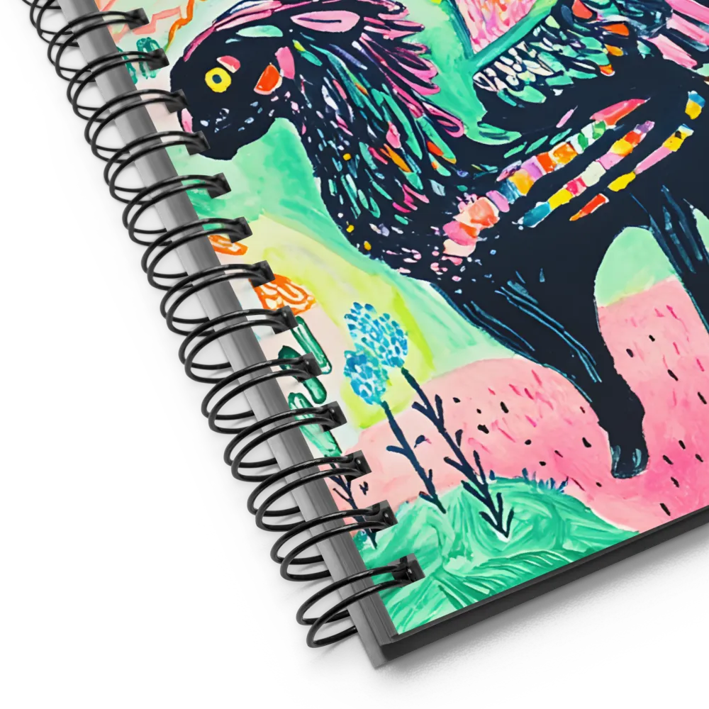 Mythical Harmony | Spiral Notebook