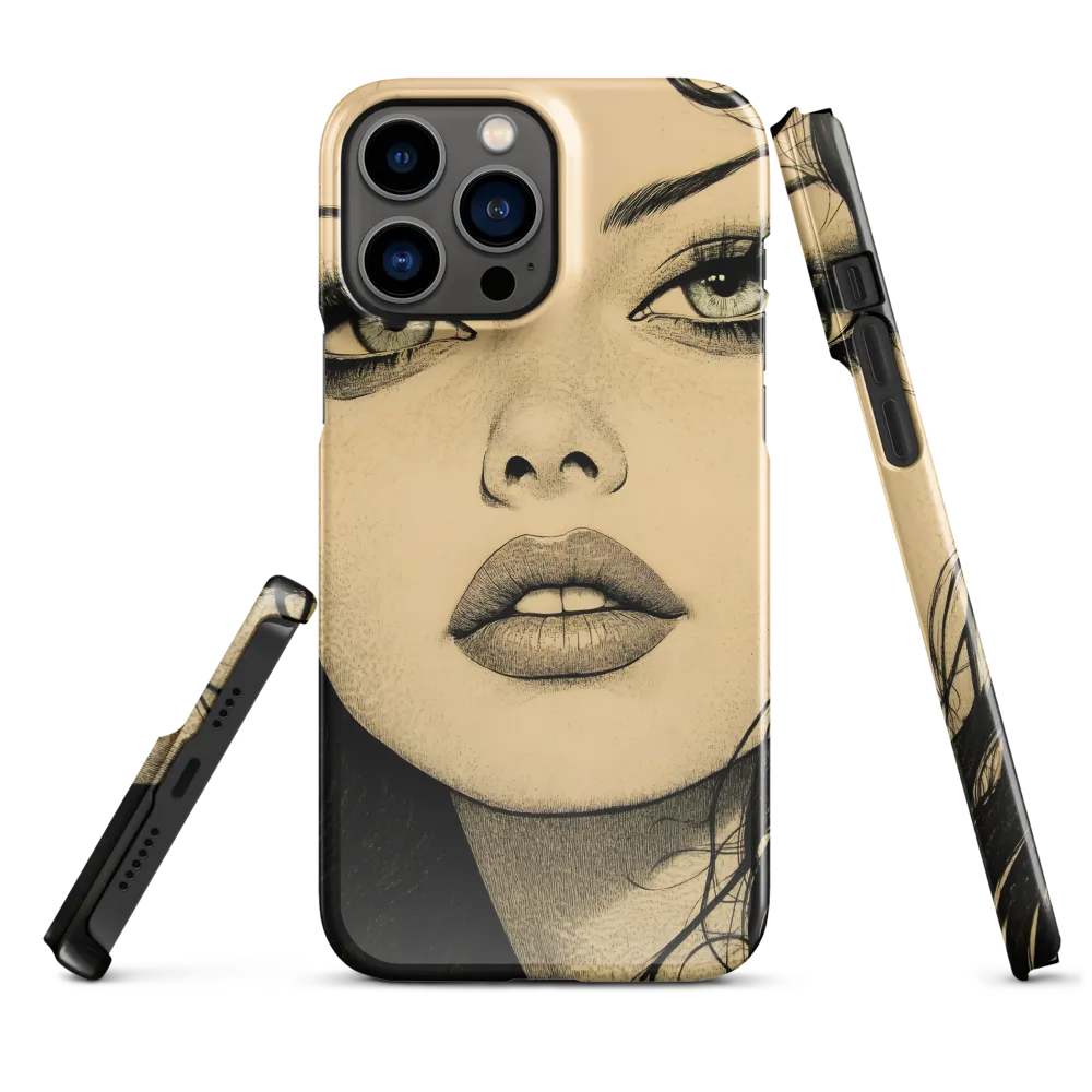 Enigmatic Gaze | Phone Case |  13 Pro Max | Snap Case | Glossy