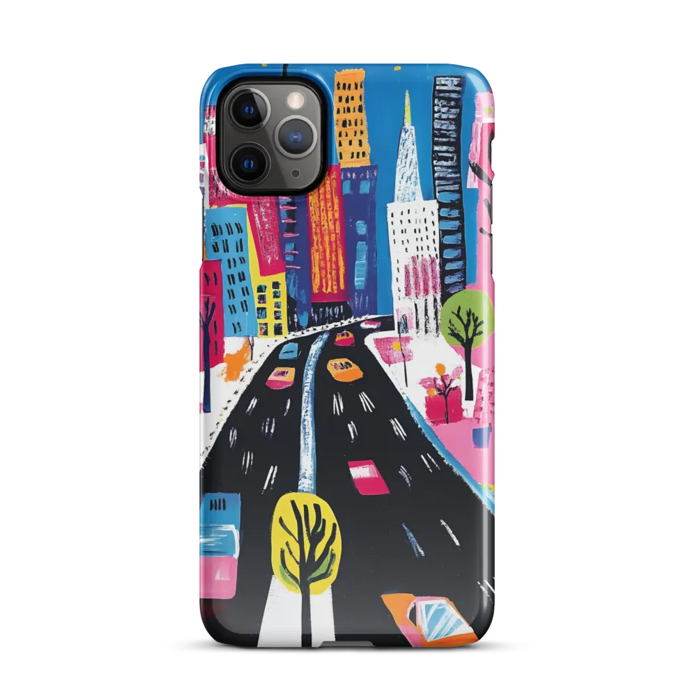 City Dreams in Vibrant Hues | Phone Case |  11 Pro Max | Snap Case | Glossy