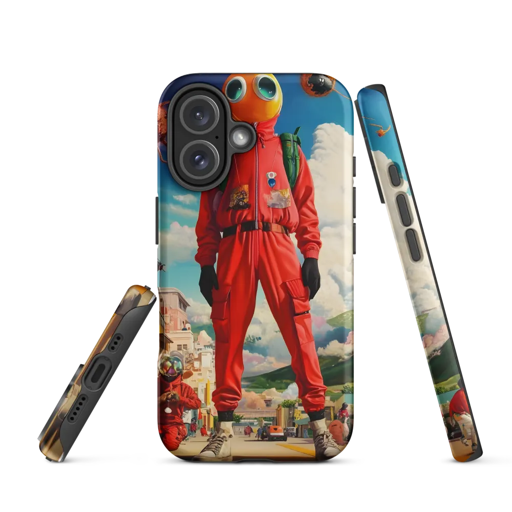 Whimsical Encounter in a Surreal Landscape | Phone Case