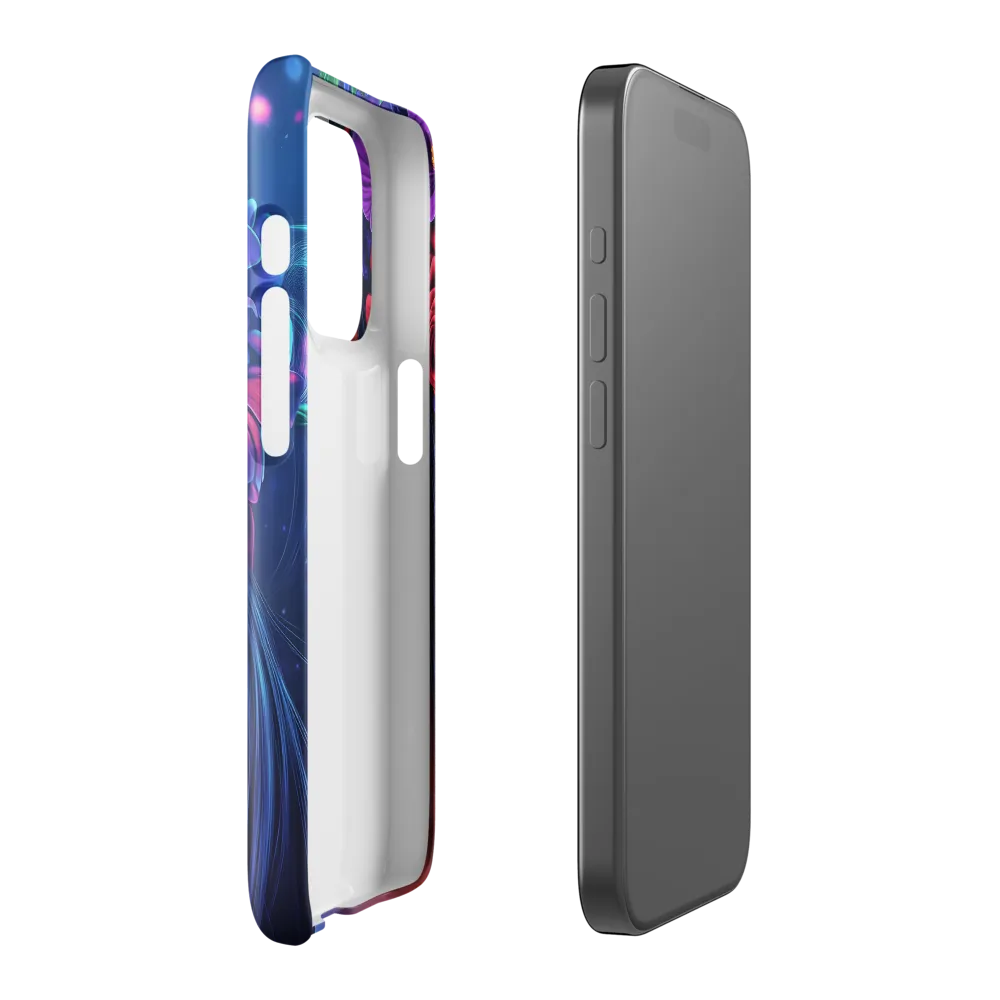 Radiance of the Floral Queen | Phone Case |  15 Pro | Snap Case | Glossy