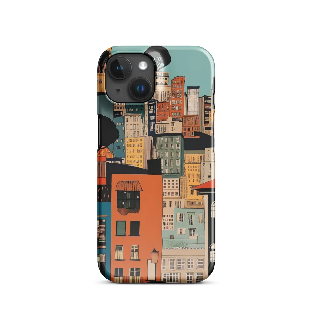 Urban Fusion: A Colorful Cityscape