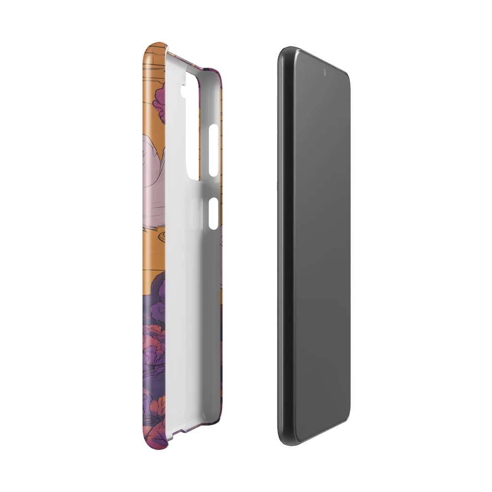 Whispers of the Violet Dawn | Phone Case |  S21 | Snap Case | Glossy