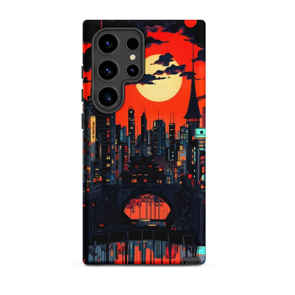 Nightfall in a Neon City