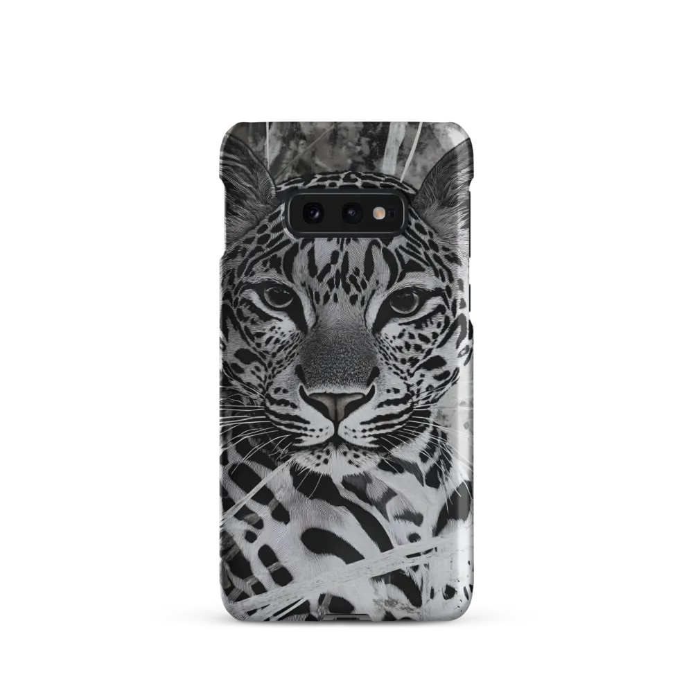 Stippled Gaze — Jaguar in Monochrome