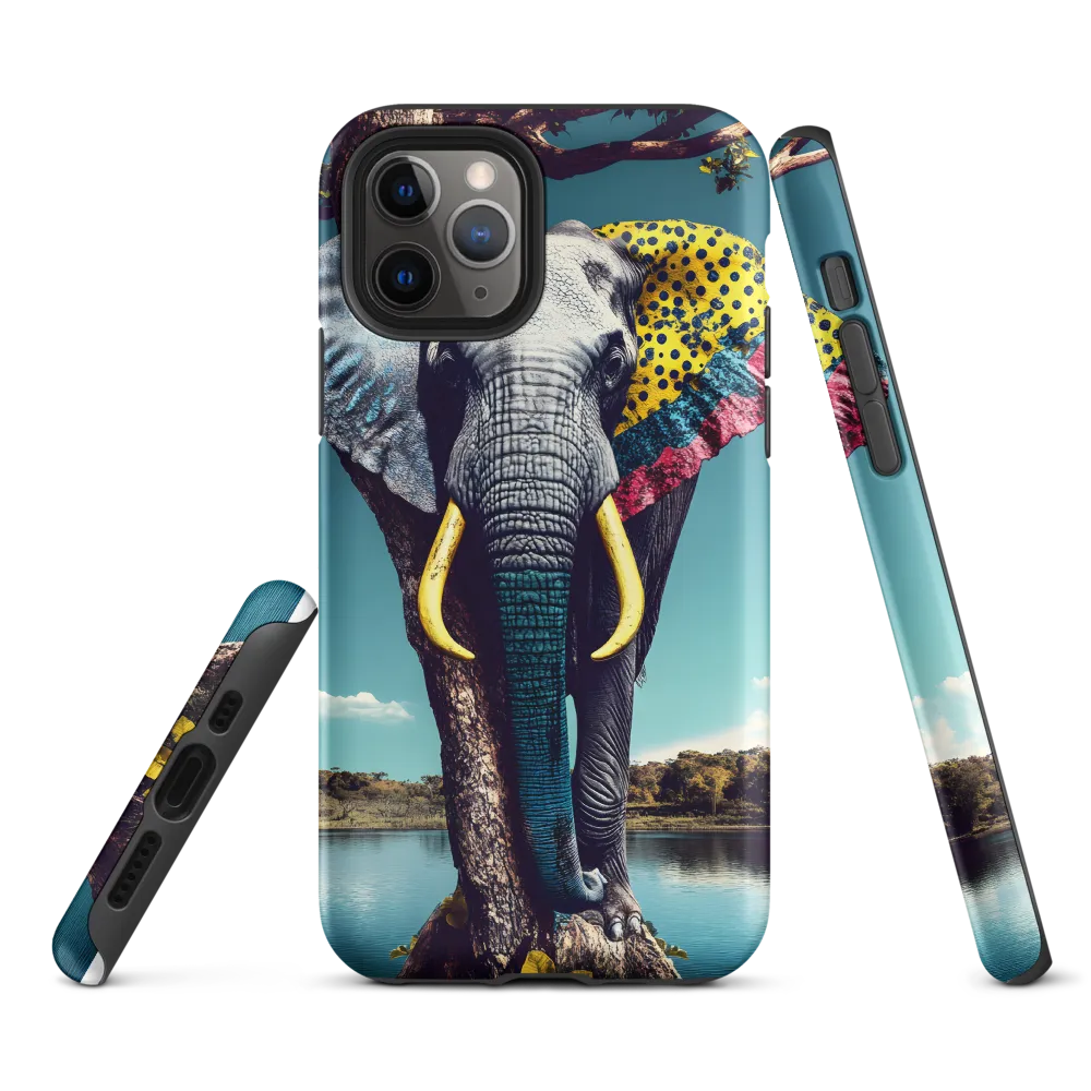Playful Elegance: The Surreal Elephant