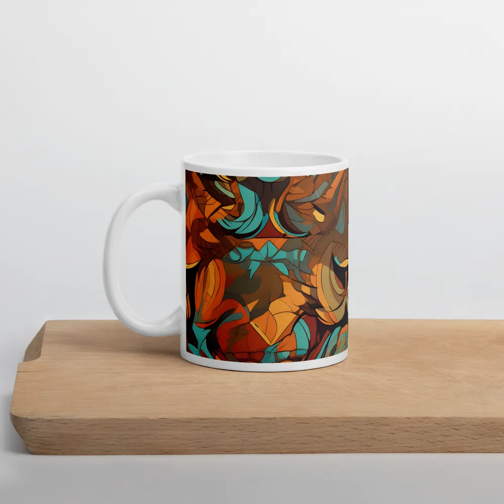 Fierce Royalty: A Geometric Exploration of Lions | Mugs | Multiple Sizes & Colors