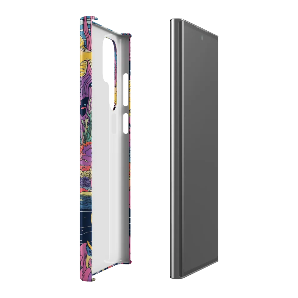Underwater Dreamscape: A Playful Encounter | Phone Case |  S22 Ultra | Snap Case | Matte