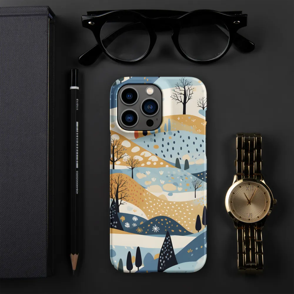Whispers of a Playful Landscape | Phone Case |  14 Pro Max | Snap Case | Matte