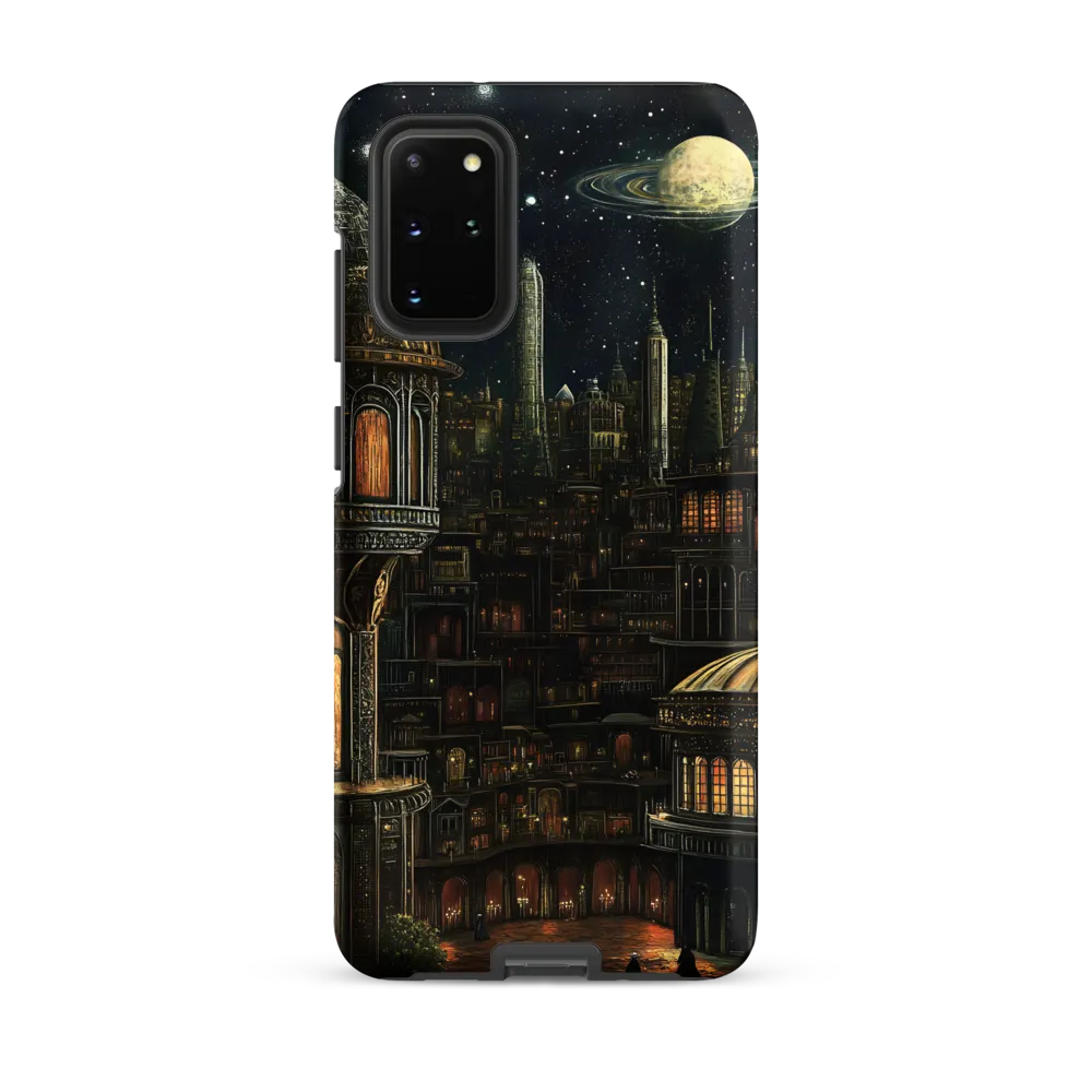 Celestial Enigma: A Surreal Cityscape