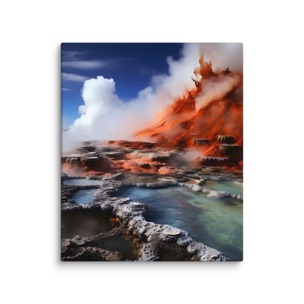 Nature's Fury: The Volcano's Expression