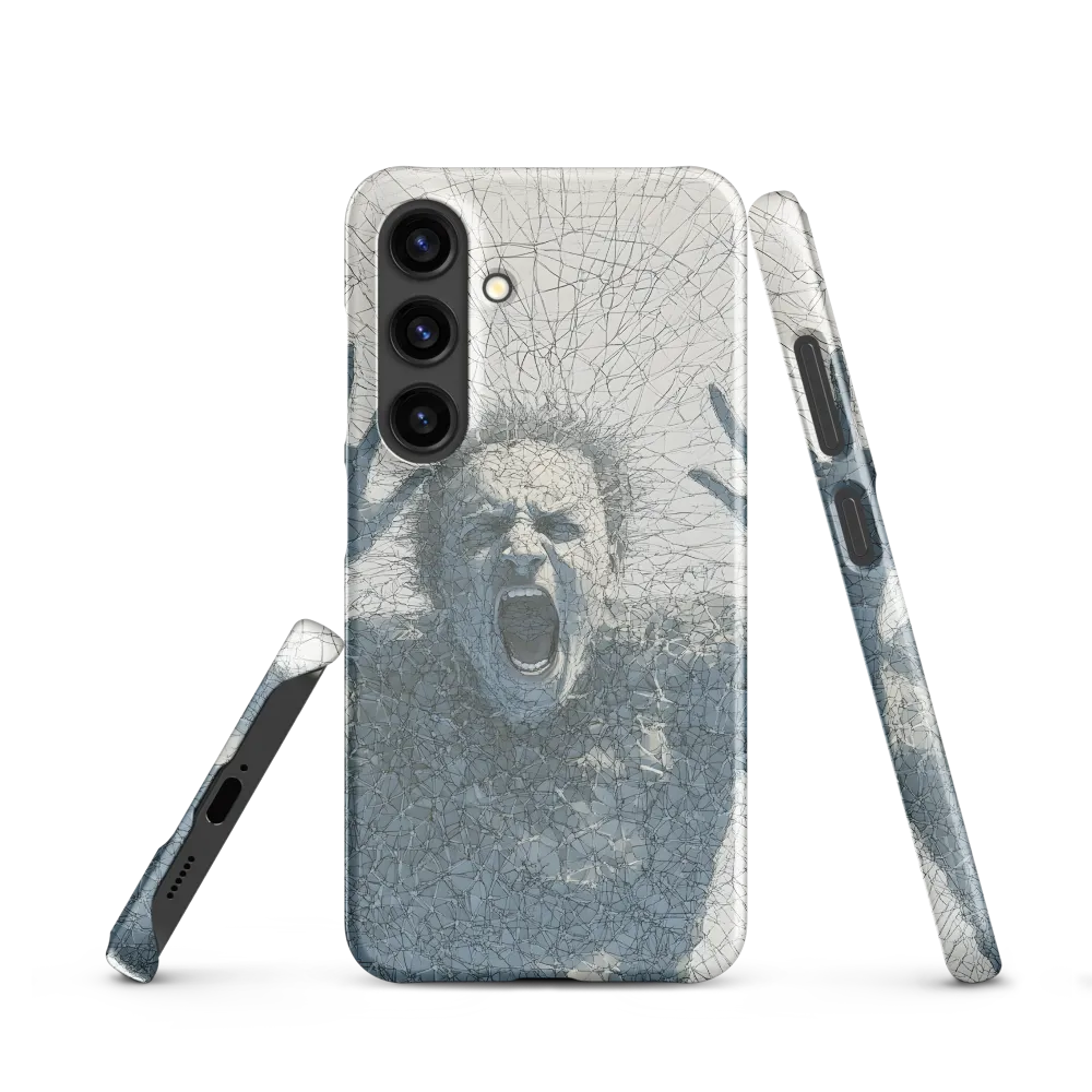 Breaking Free: An Expression of Anguish | Phone Case |  S24 | Snap Case | Matte