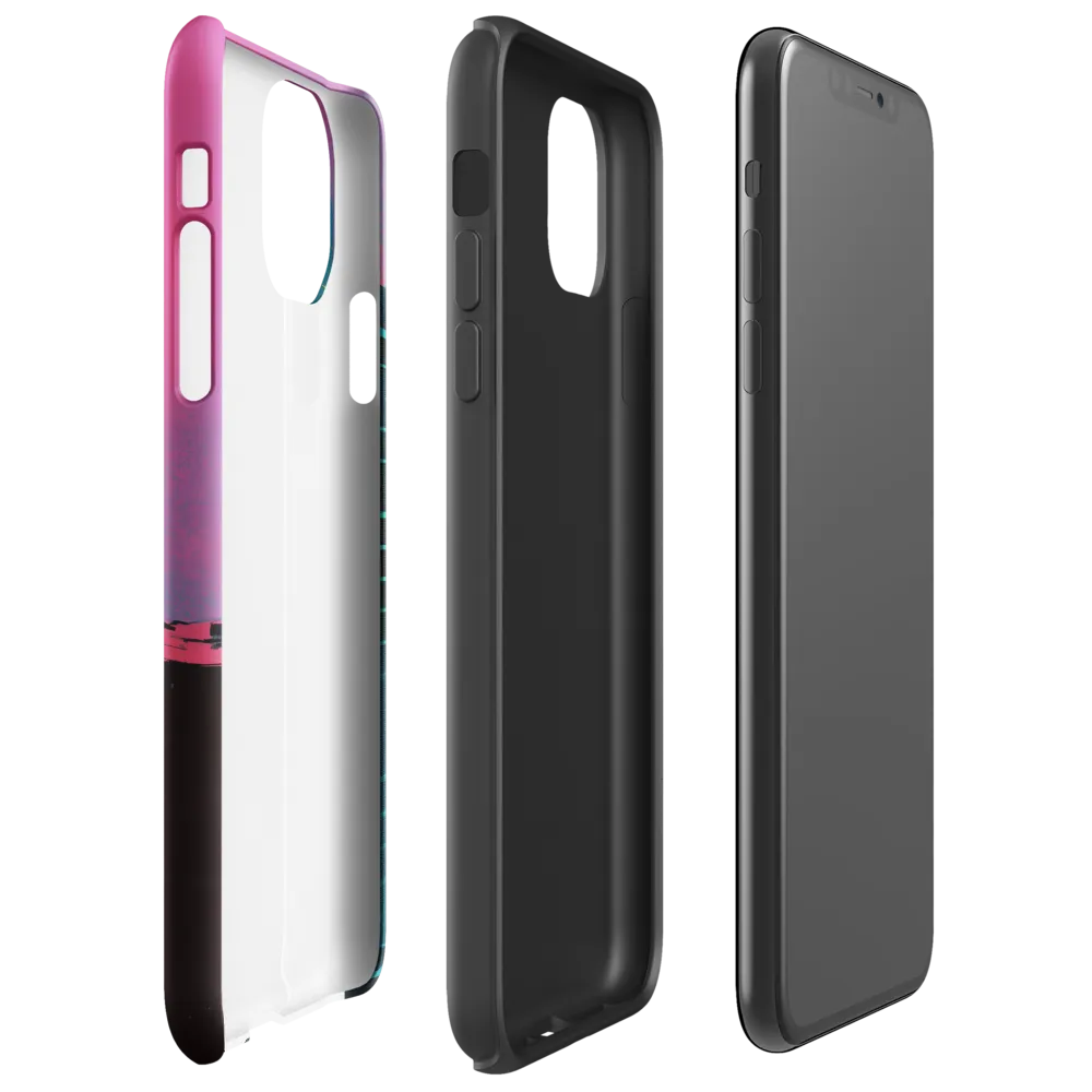 Neon Horizon | Phone Case |  11 Pro Max | Tough Case | Glossy