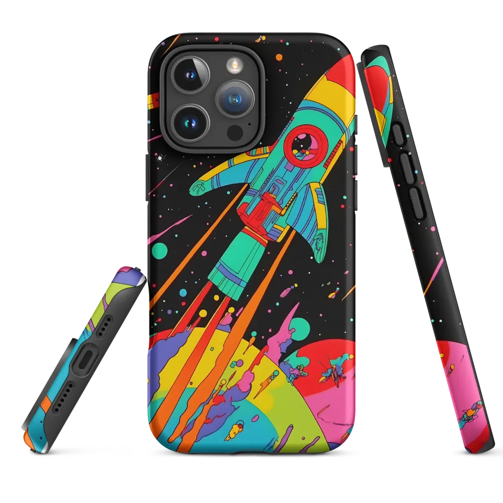 Cosmic Voyage: The Neon Lift-Off