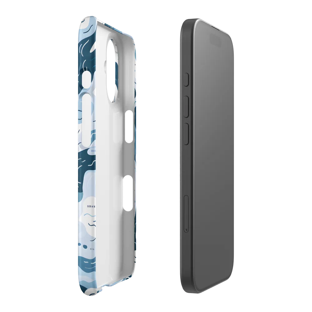 Flowing Waters: An Abstract Journey | Phone Case |  16 | Snap Case | Matte