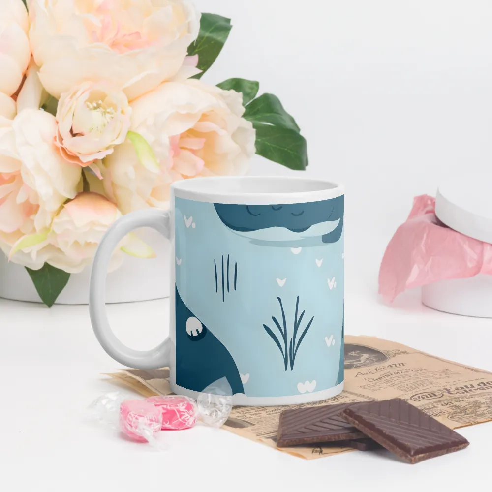 Whimsical Hippo Delight | Mugs | Multiple Sizes & Colors