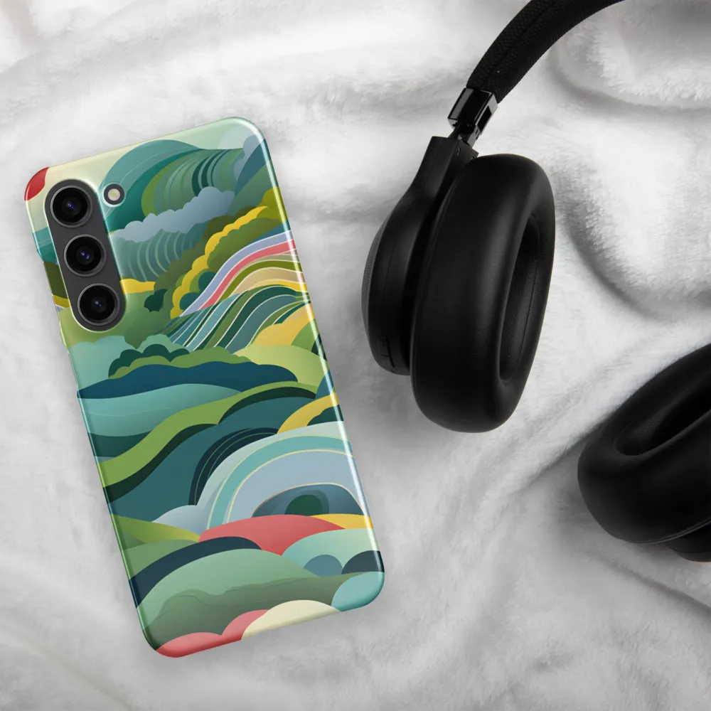 Waves of Serenity | Phone Case |  S23 Plus | Snap Case | Glossy