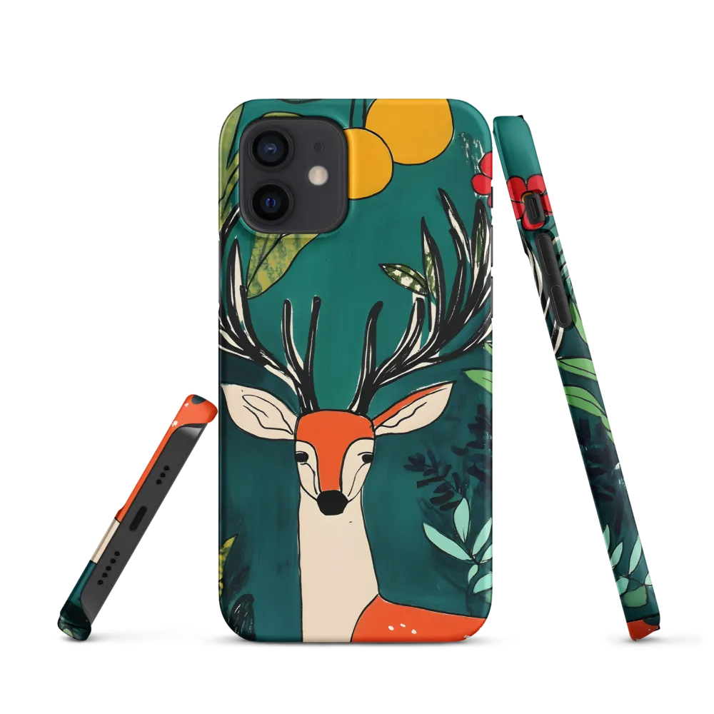 Nature's Embrace: The Majestic Deer | Phone Case |  12 | Snap Case | Matte