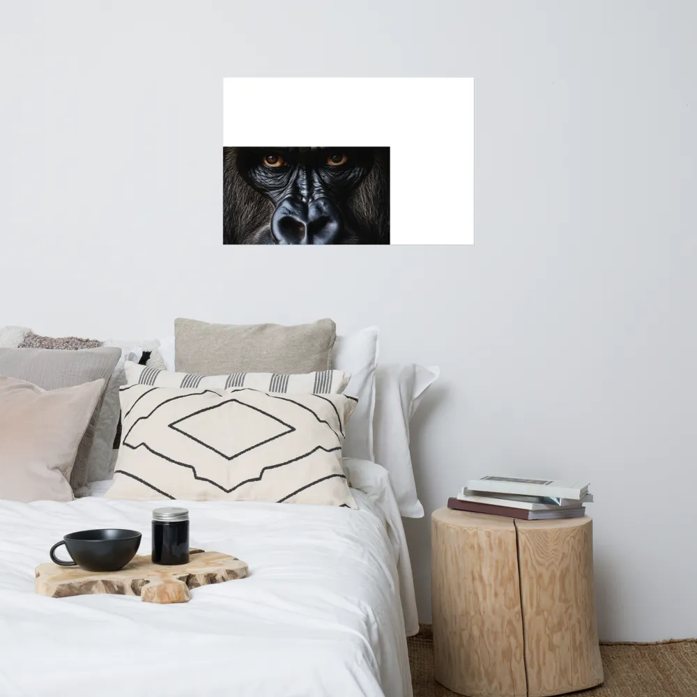 Gaze of the Wild: A Gorilla's Portrait | Poster | 24″×36″