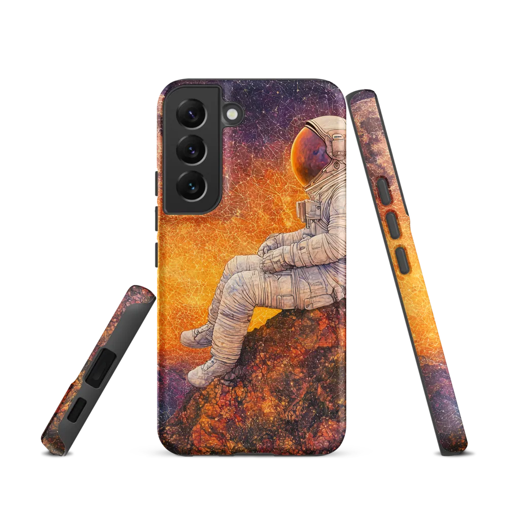 Cosmic Contemplation | Phone Case |  S22 | Tough Case | Matte