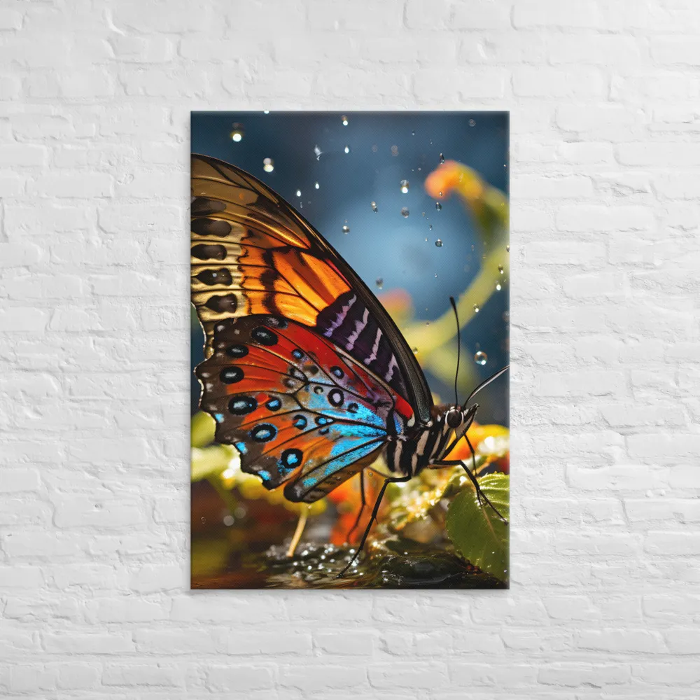 Dance of Colors: The Butterfly's Elegance | Canvas | 32″×48″