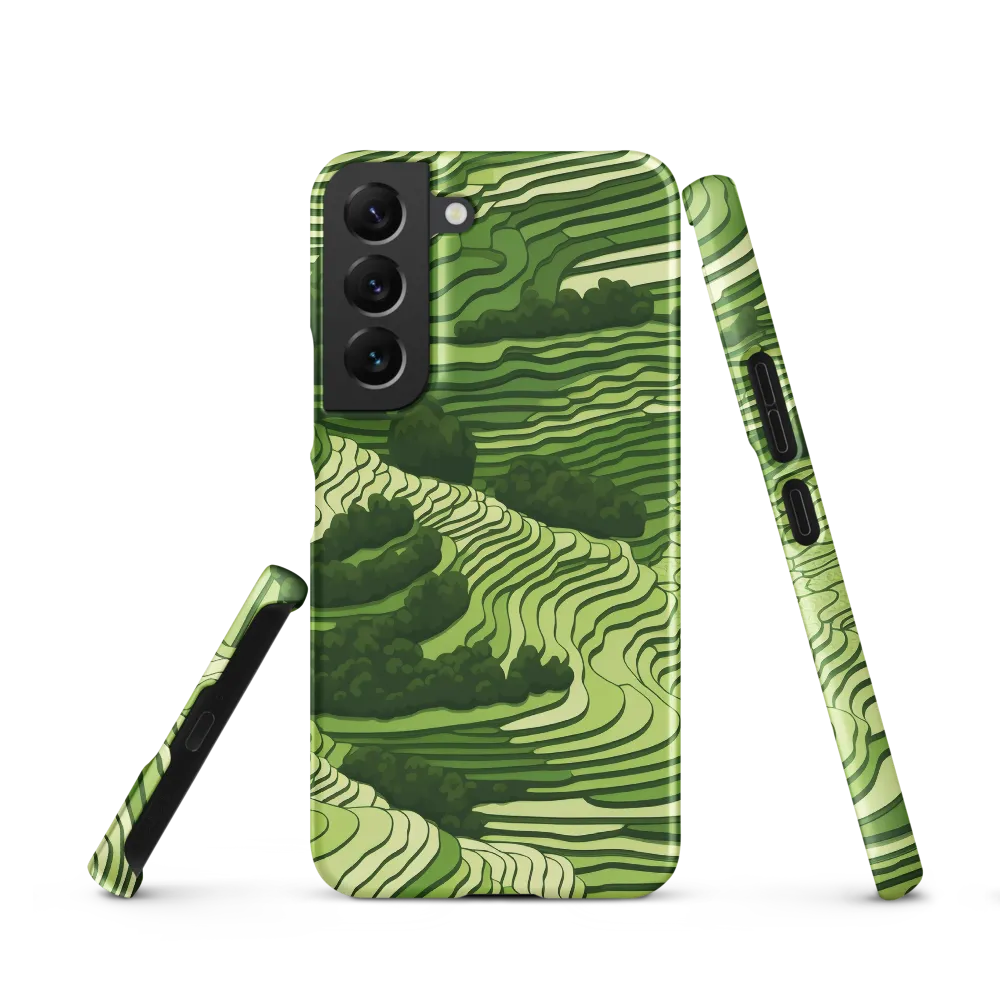 Waves of Green: An Abstract Landscape