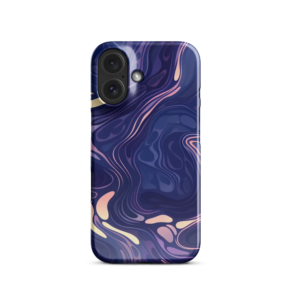 Serene Waves of Color | Phone Case |  16 | Snap Case | Glossy