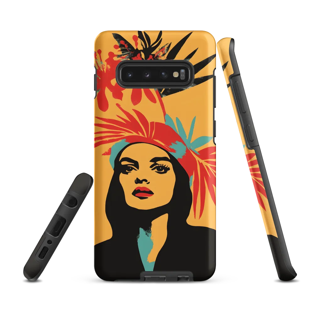 Tropical Elegance | Phone Case |  S10 Plus | Tough Case | Matte