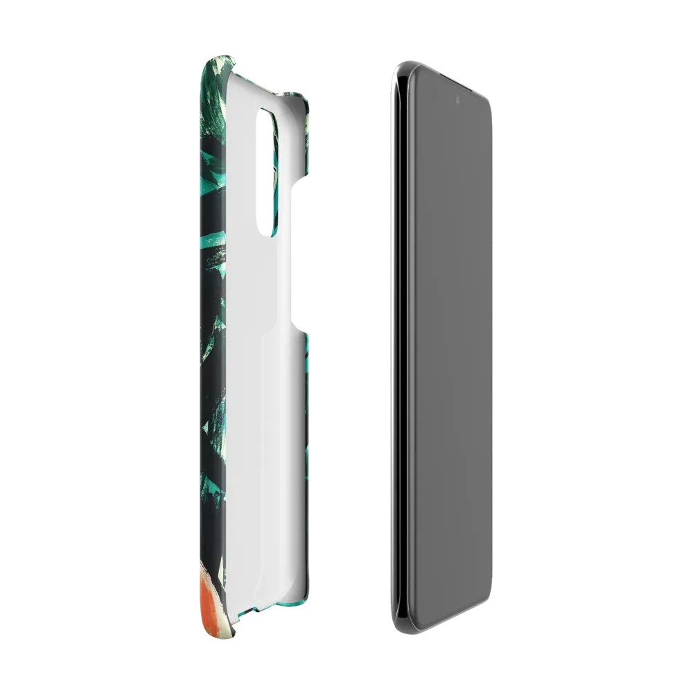 Curious Giraffe in Lush Greenery | Phone Case |  S20 | Snap Case | Matte