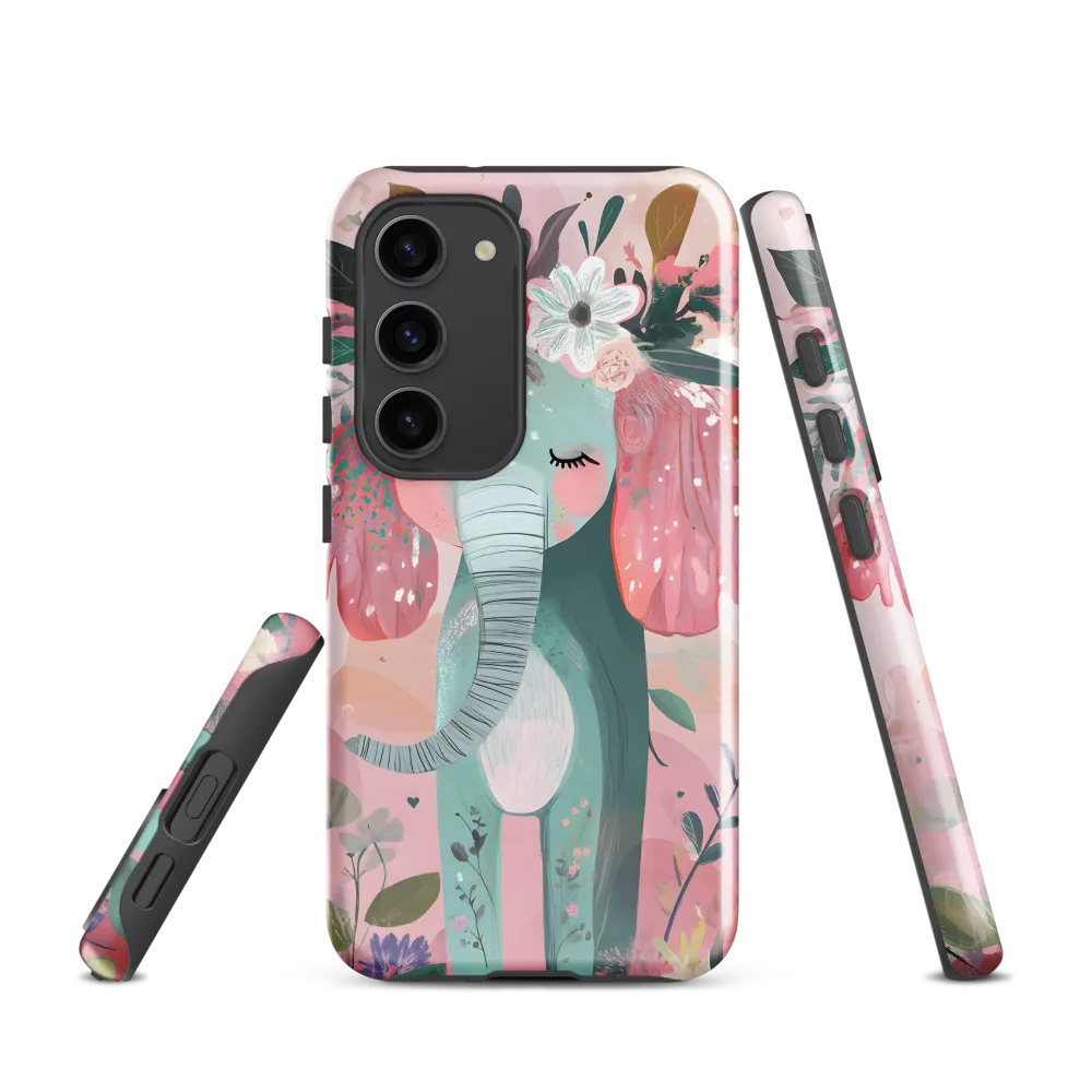 Whimsical Elephant in Bloom