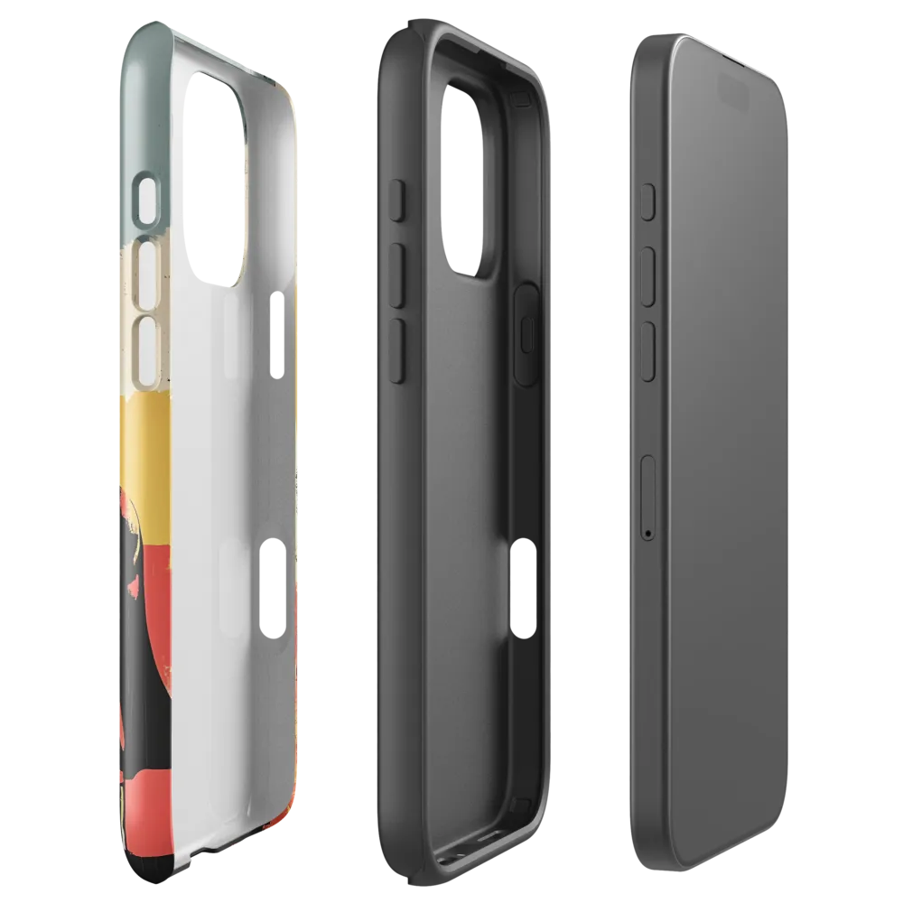 Hero in the Urban Dawn | Phone Case |  16 Pro Max | Tough Case | Glossy