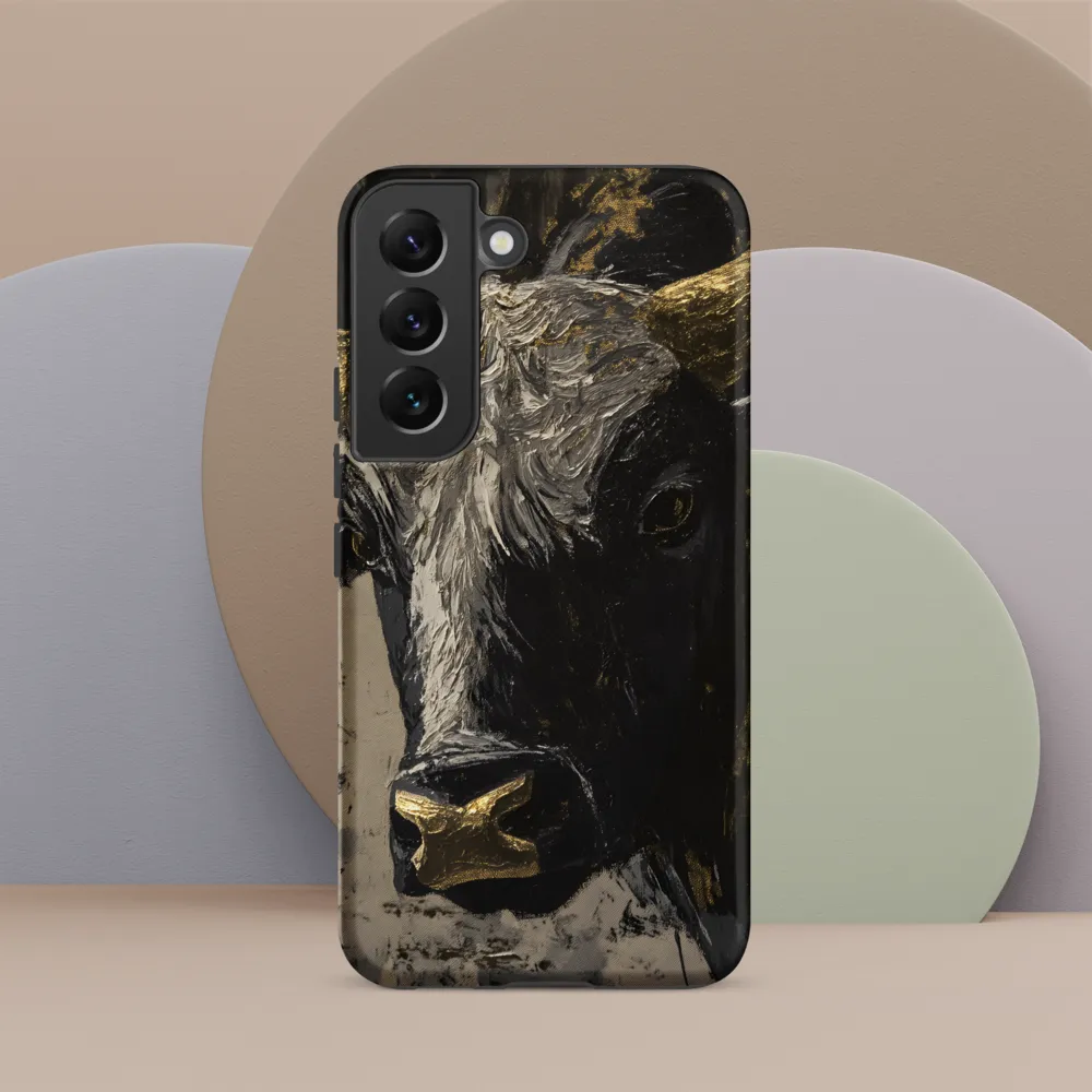Majestic Bull: The Power in Black and Gold