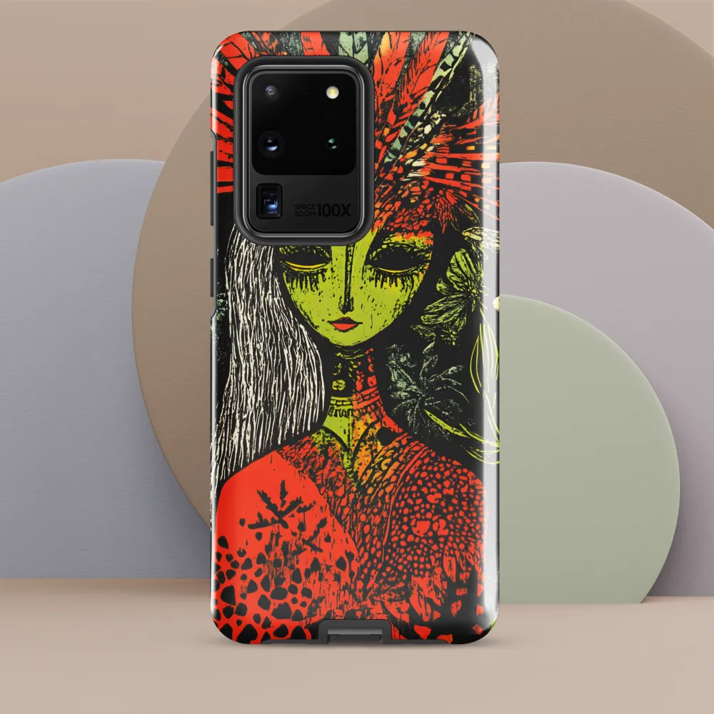Mystical Flora: A Surreal Portrait