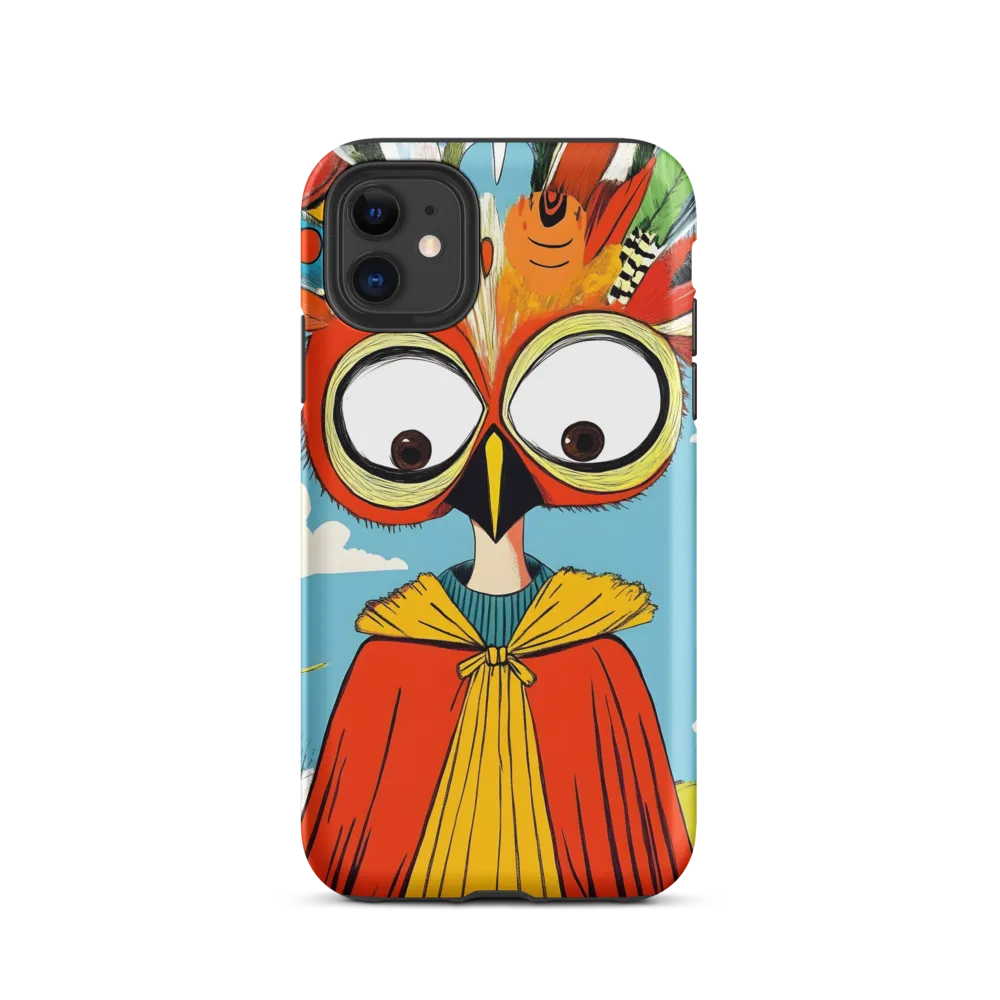 A Whimsical Encounter: The Owl-Human Fusion