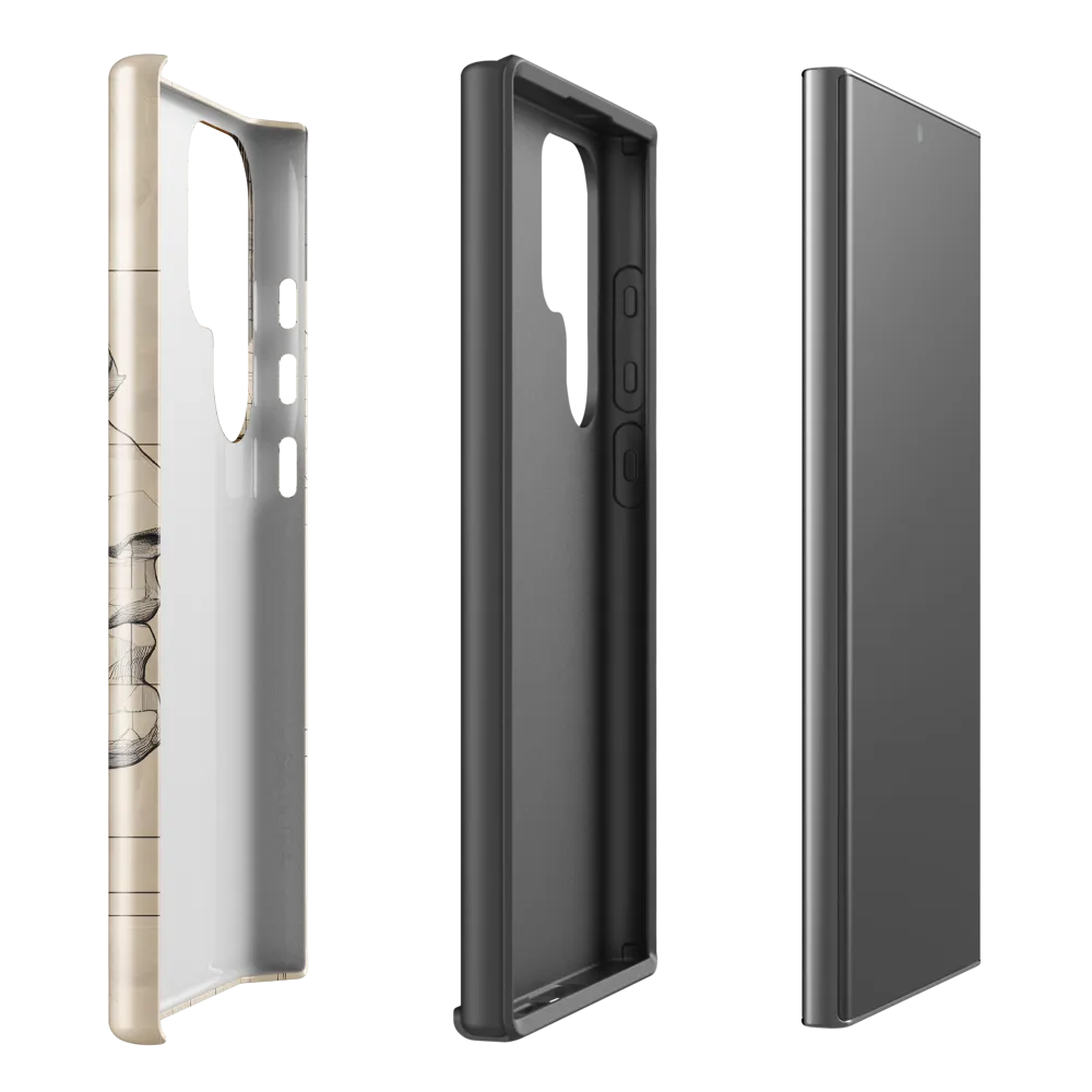 Geometric Reverie | Phone Case |  S23 Ultra | Tough Case | Glossy